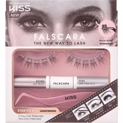 Kiss Kiss Falscara Eyelash Starter Kit 01 - Kiss - Comparador de precios