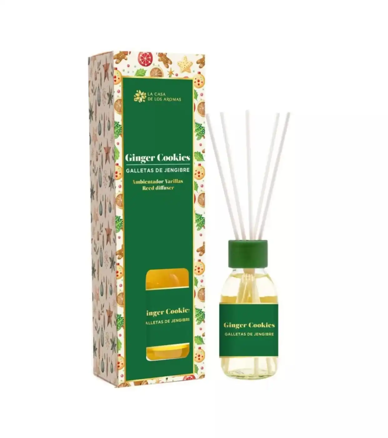 La Casa de los Aromas - Ambientador mikado Christmas 95ml - Ginger Cookies - La Casa de los Aromas - Comparador de precios