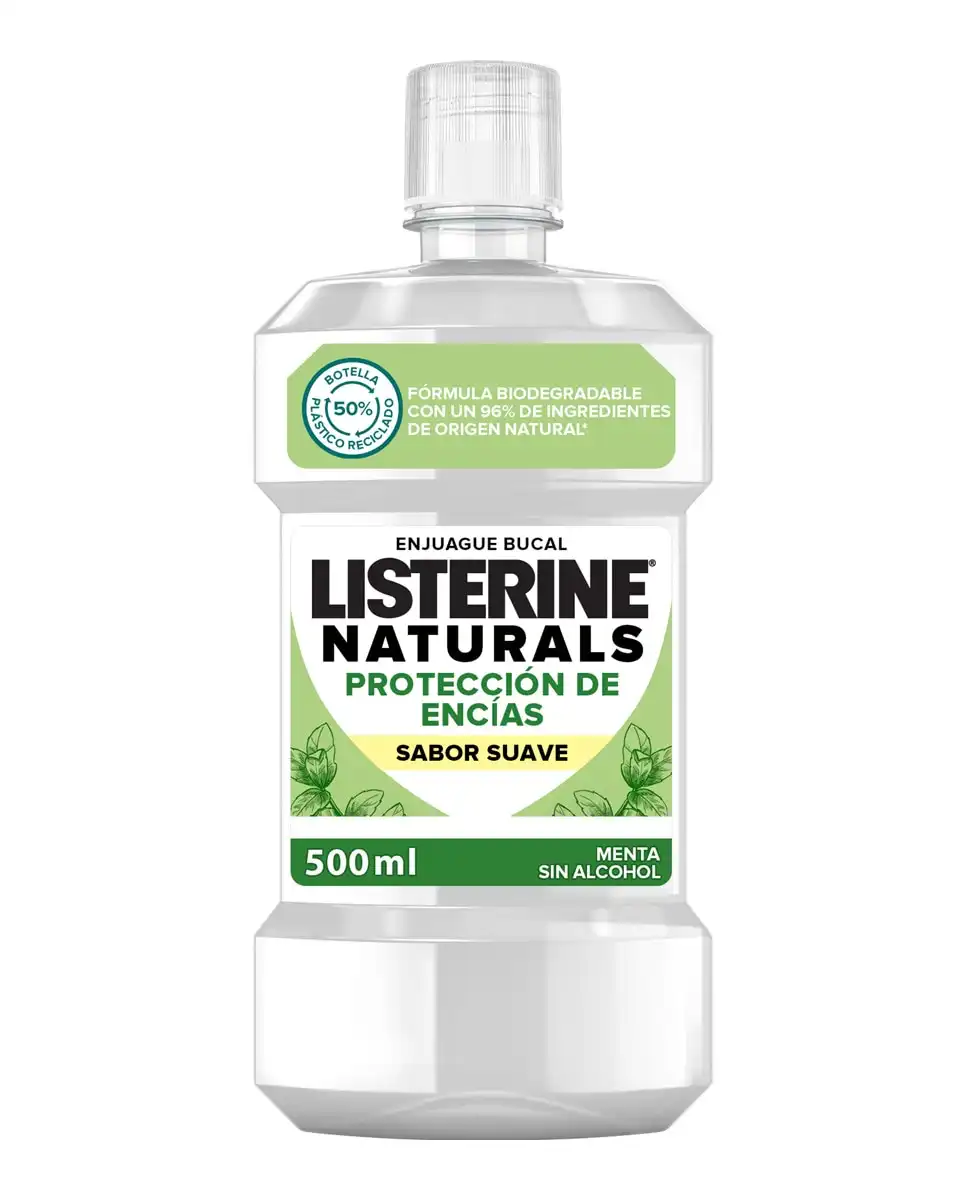 Listerine - Enjuague Bucal Naturals Protección De Encías Sabor Suave Menta - Listerine - Comparador de precios