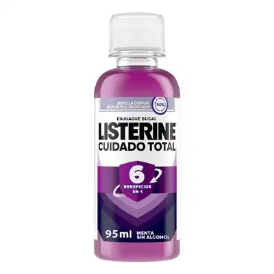Listerine Listerine Enjuague Bucal Cuidado Total Sabor Menta Suave , 95 ml - Listerine - Comparador de precios