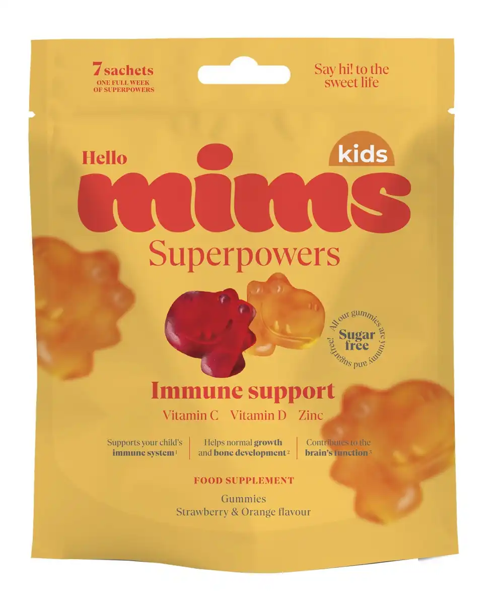 Mims - 7 Bolsitas Gummies Immune Support Kids - Mims - Comparador de precios