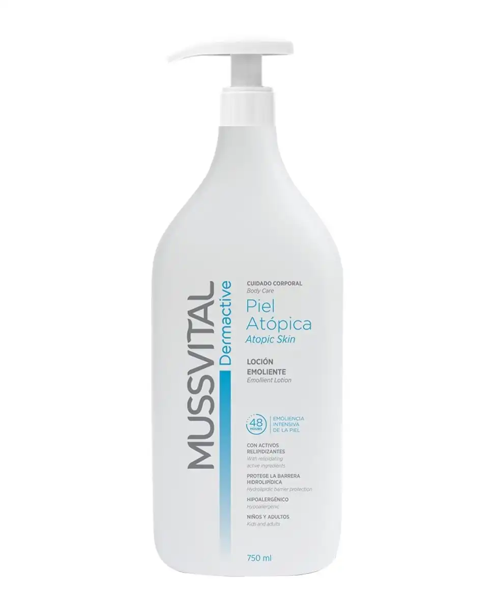 Mussvital - Leche Dermactive Piel Atopica 750 Ml - Mussvital - Comparador de precios