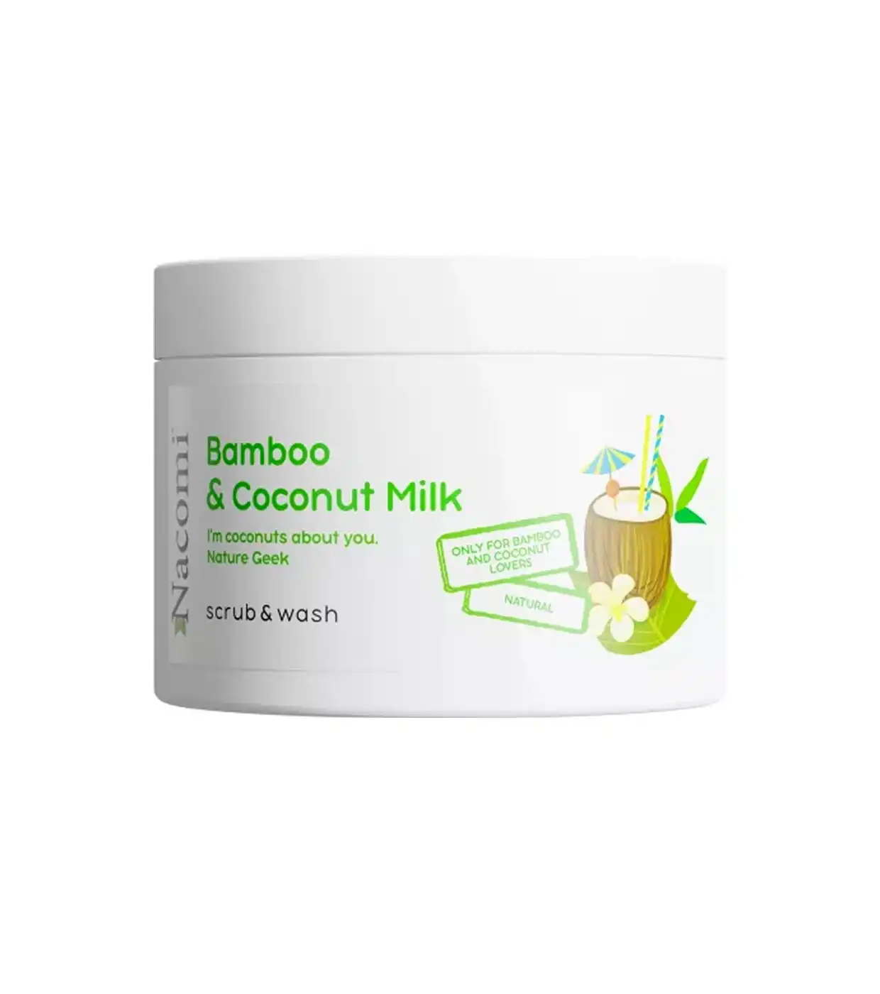 Nacomi - Exfoliante y limpiador corporal - Bamboo & Coconut Milk - Nacomi - Comparador de precios