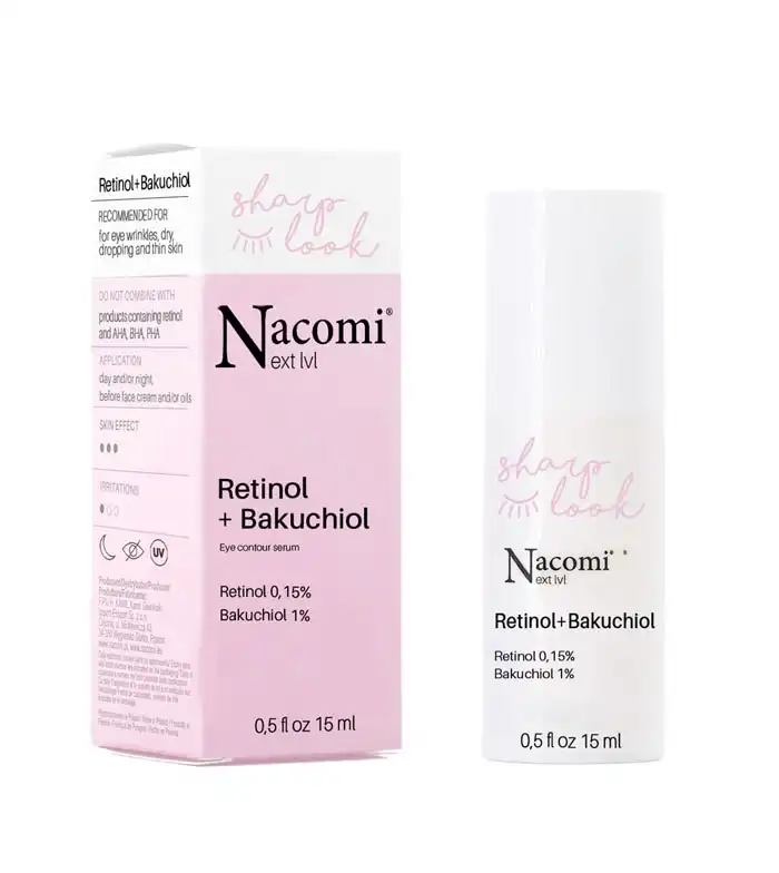Nacomi - *Next Level* - Sérum antiarrugas para el contorno de ojos Retinol 0,15% + Bakuchiol 1% - Nacomi - Comparador de precios