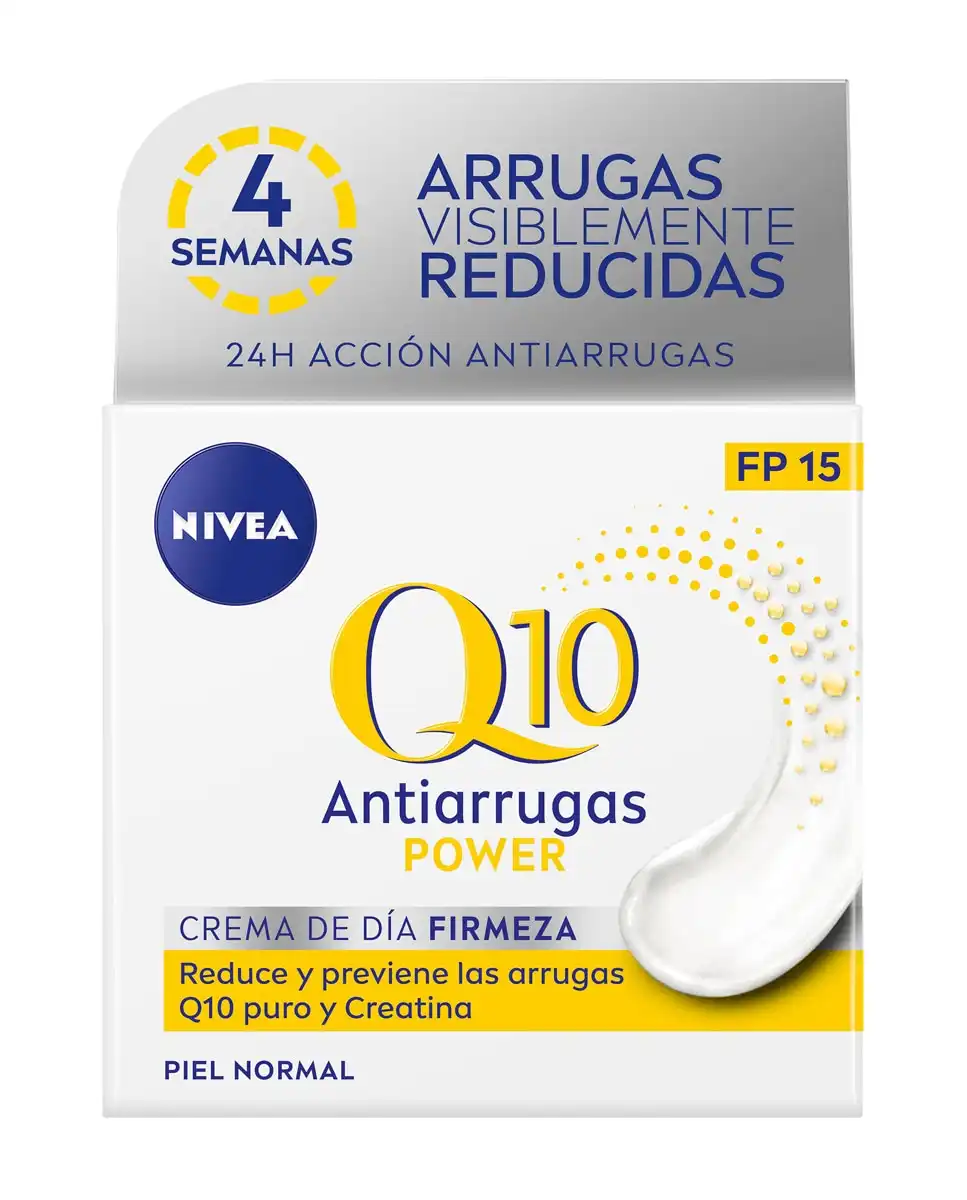 NIVEA - Crema De Día Q10 Power Anti-arrugas Y Firmeza Para Piel Normal FP15 - Nivea - Comparador de precios