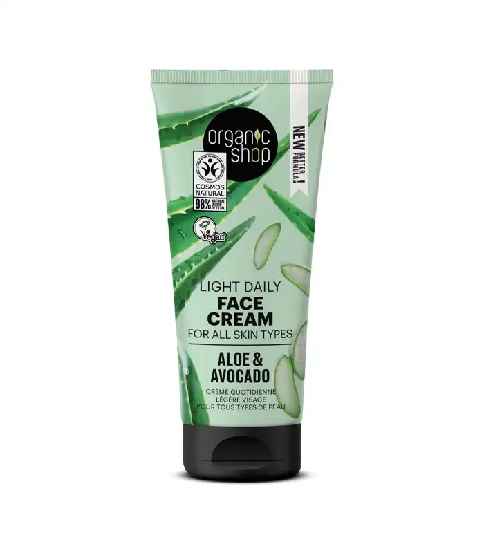 Organic Shop - Crema facial ligera - Aloe y Aguacate - Organic Shop - Comparador de precios