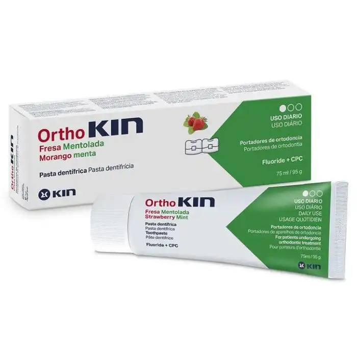 Orthokin Fresa Mentolada Pasta de Dientes 75 ml - Kin - Comparador de precios