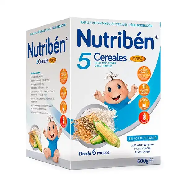 Papilla 5 Cereales - NUTRIBEN - Comparador de precios