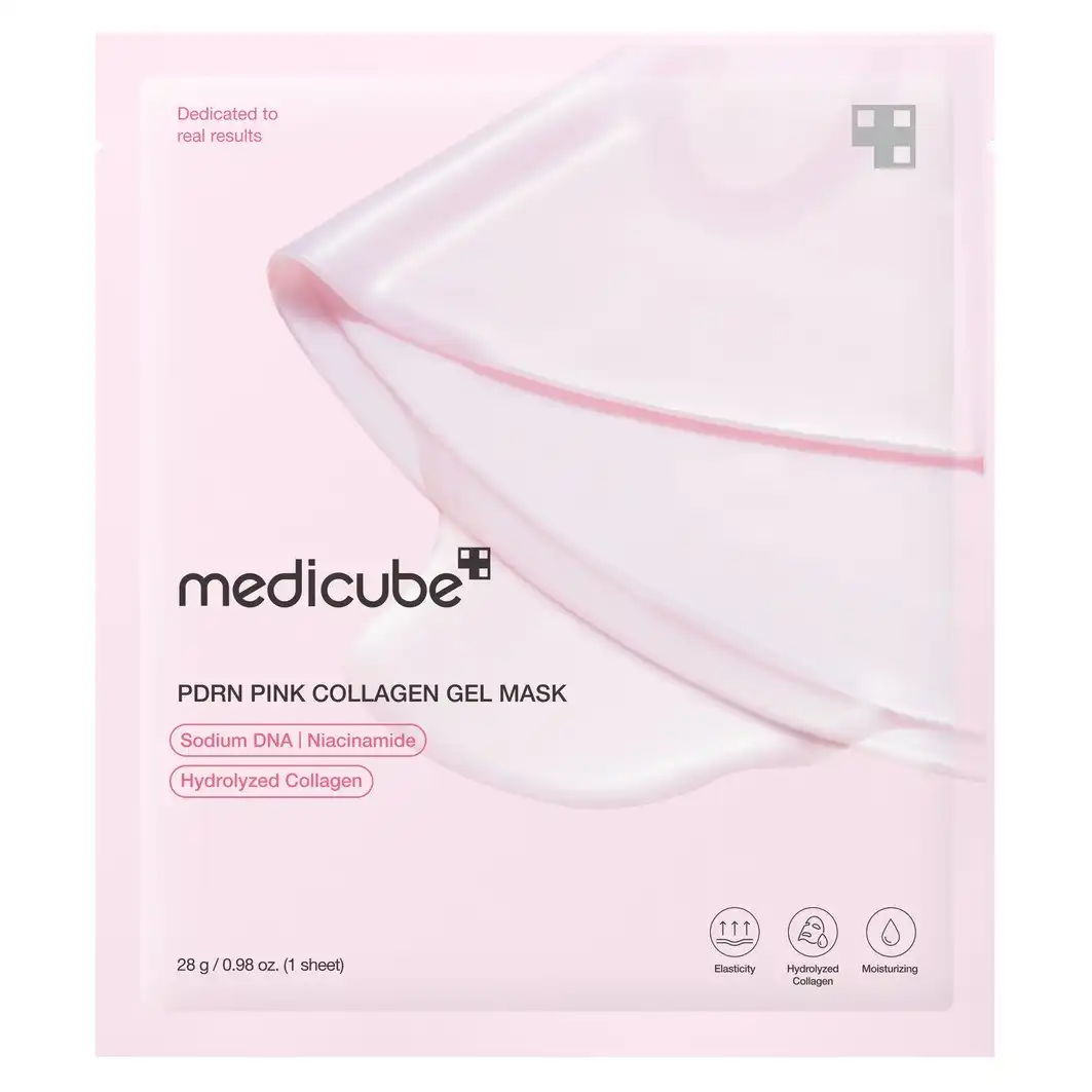 PDRN Pink PDRN Pink Collagen Gel Mask Mascarilla de tela 4 x 28 g - Medicube - Comparador de precios
