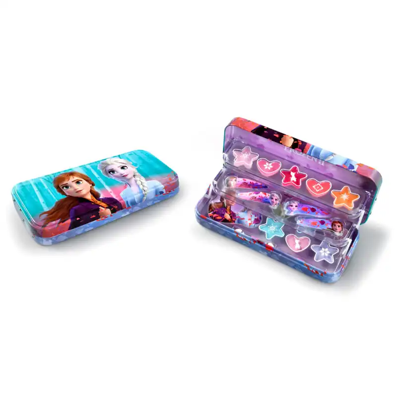 Set Frozen Plumier Metalico 3 Pisos Maquillaje 01 - LORENAY - Comparador de precios