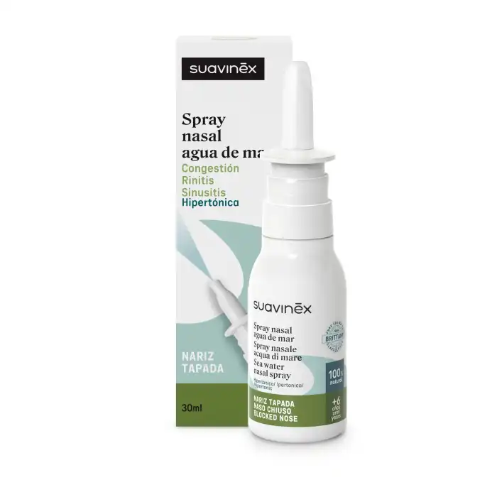 Spray Nasal Hiper +6Años 30 ml  Suavinex - Suavinex - Comparador de precios
