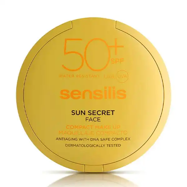 Sun Secret Face Compact Make Up Spf 50 Bronze - Sensilis - Comparador de precios