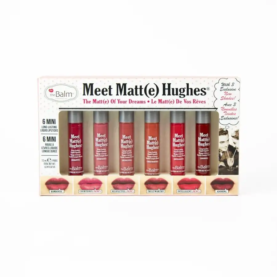 theBalm - Meet Matte Hughes Mini Set #12 Barras de labios 1 pieces 1 Set - theBalm - Comparador de precios