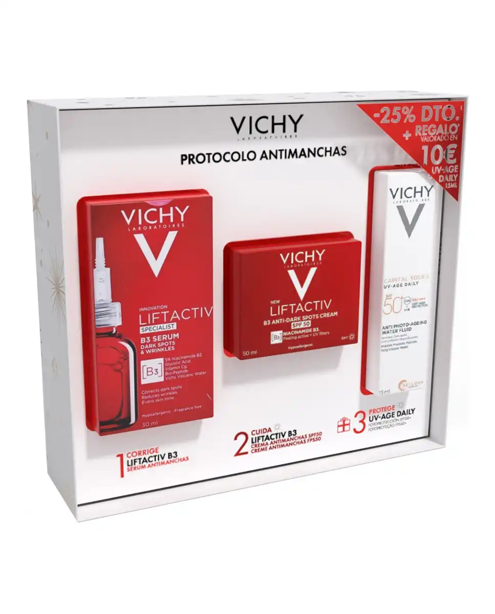 Vichy - Pack Vichy Liftactiv Specialist Sérum B3 Antimanchas Niacinamida Vichy. - Vichy - Comparador de precios