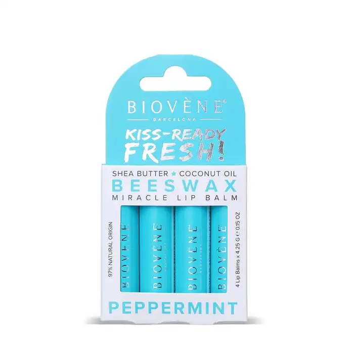 Kiss-Ready Fresh! Bálsamo Labial Milagroso Cera de Abeja + Menta 17 gr - Biovene - Comparador de precios