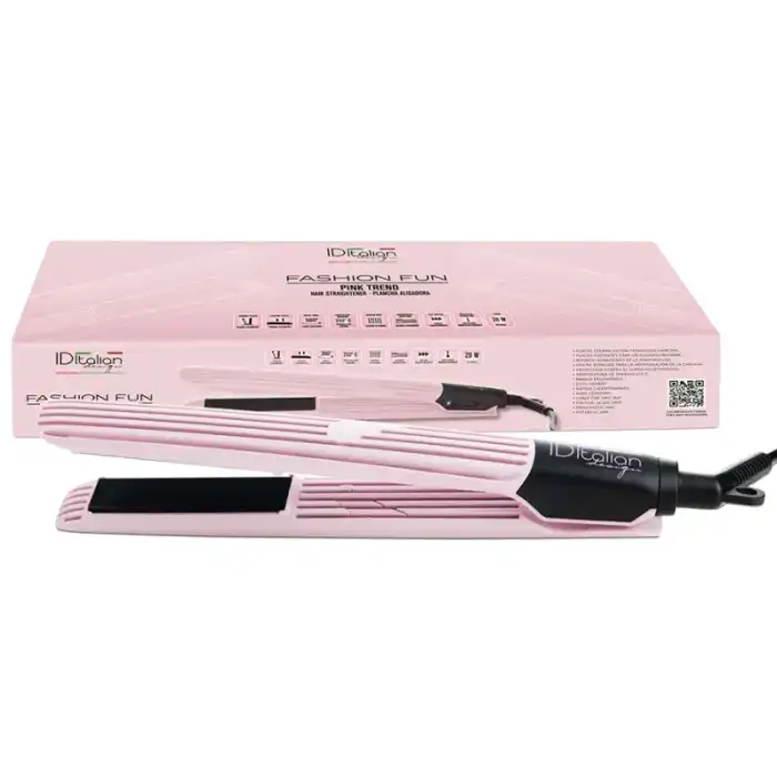 Plancha de Pelo Fashion Fun Pink Trend - ID Italian Design - Comparador de precios