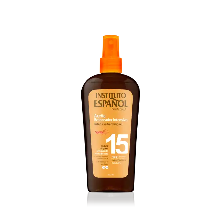 Aceite Bronceador Intensivo SPF15 250 ml - Instituto Español - Comparador de precios