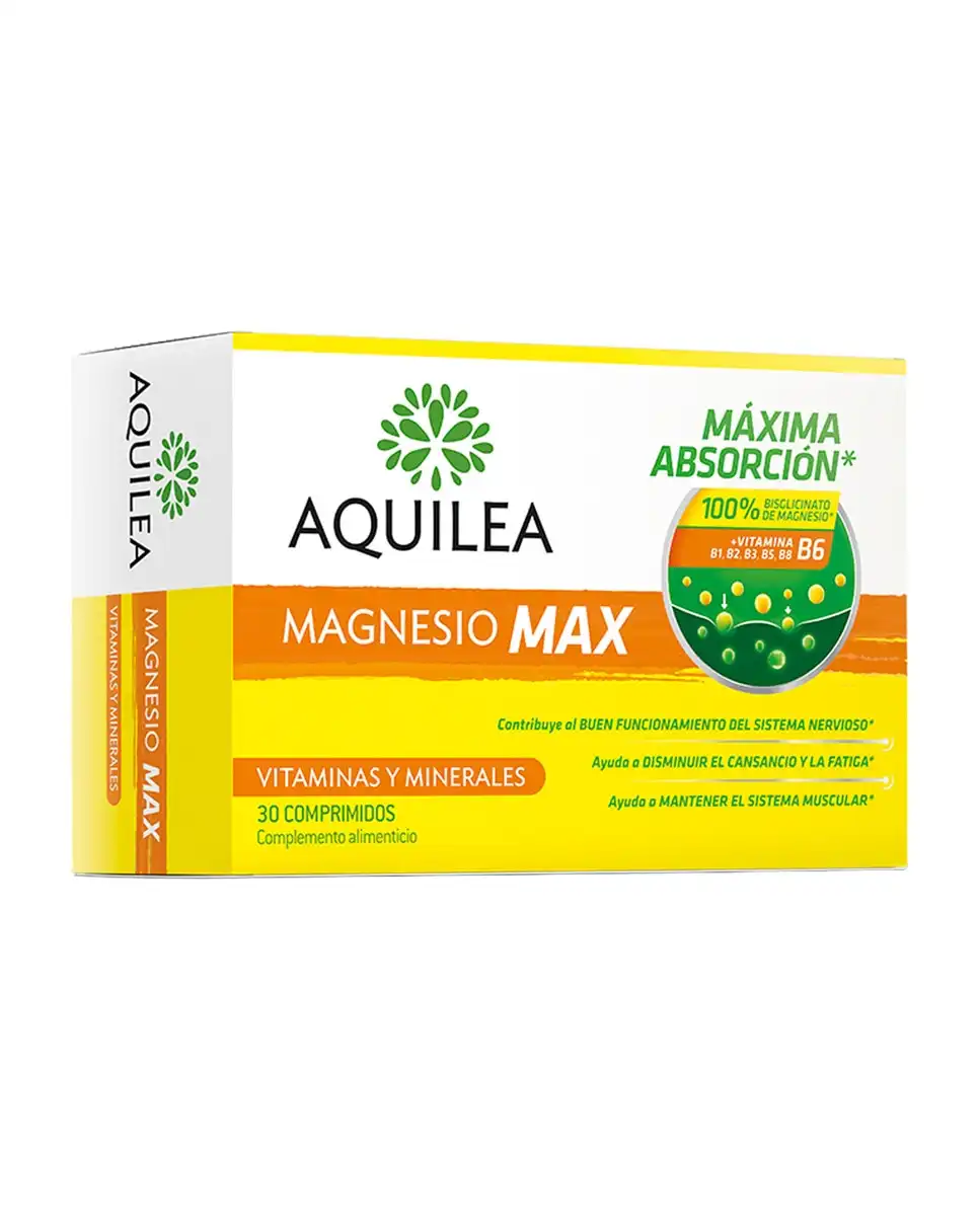 Aquilea - 30 Comprimidos Magnesio Max Bisglicinato - Aquilea - Comparador de precios