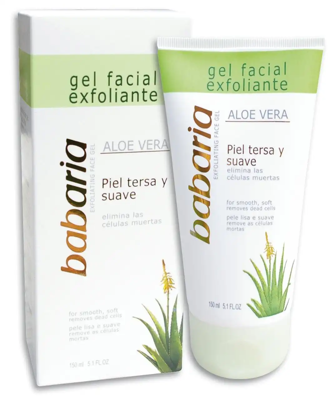 Babaria Exfoliante Facial Aloe Vera 150 ml - Babaria - Comparador de precios