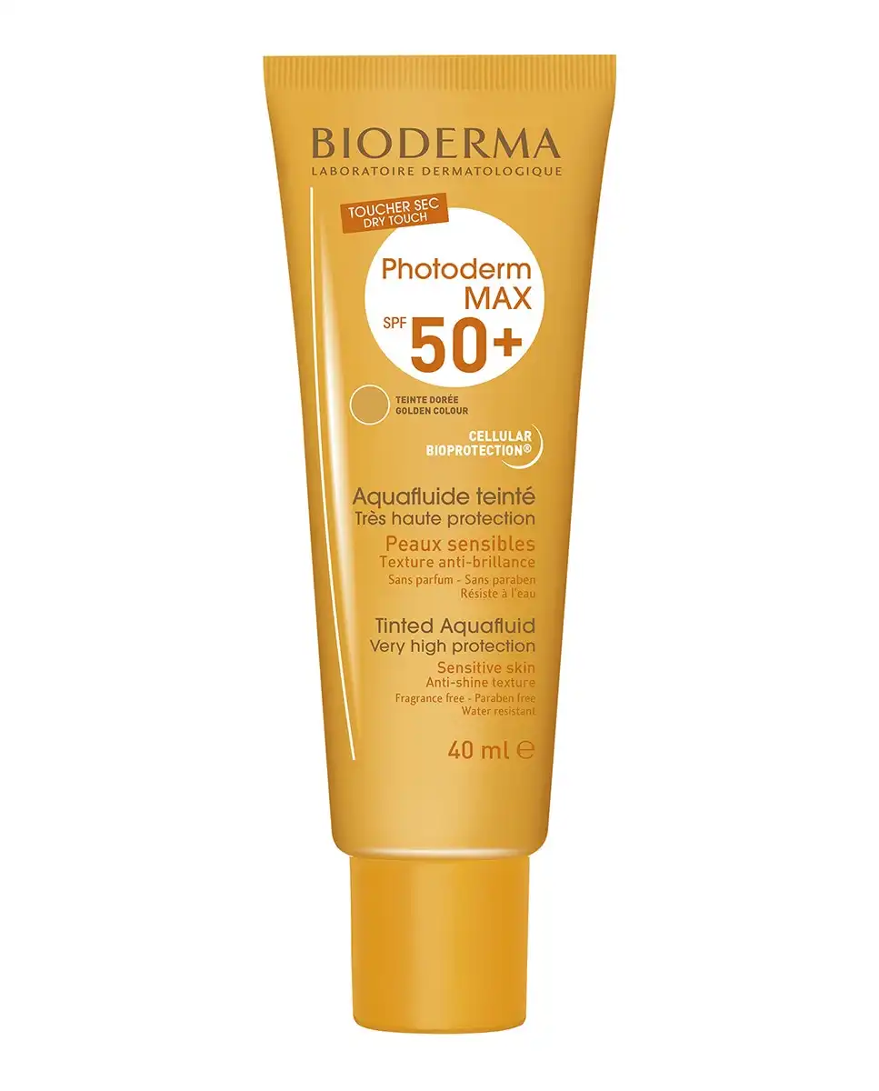Bioderma - Protección Solar Photoderm Max AquaFluide Dorado SPF 50+ UVA26 - BIODERMA - Comparador de precios