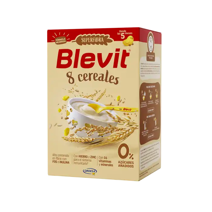 Blevit Superfibra 8 Cereales 500 gr - Ordesa - Comparador de precios