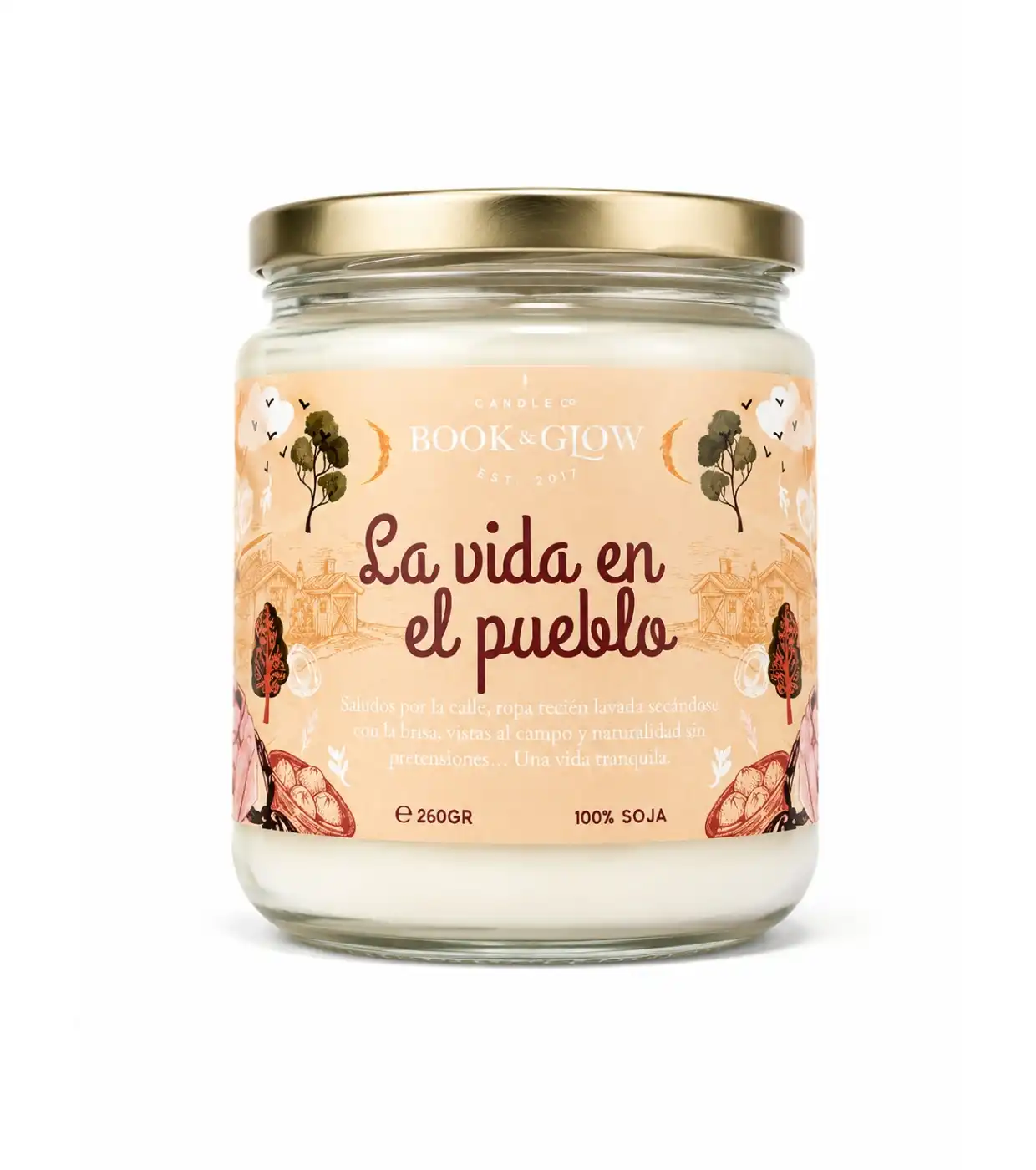 Book and Glow - *Perfect Moments* - Vela de soja - La vida en el pueblo - Book and Glow - Comparador de precios
