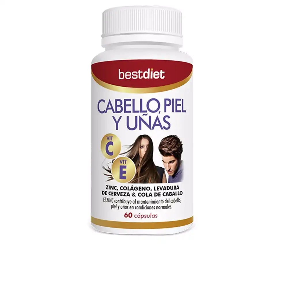 CABELLO, Piel Y Uñas 60 caps - Best Diet - Comparador de precios