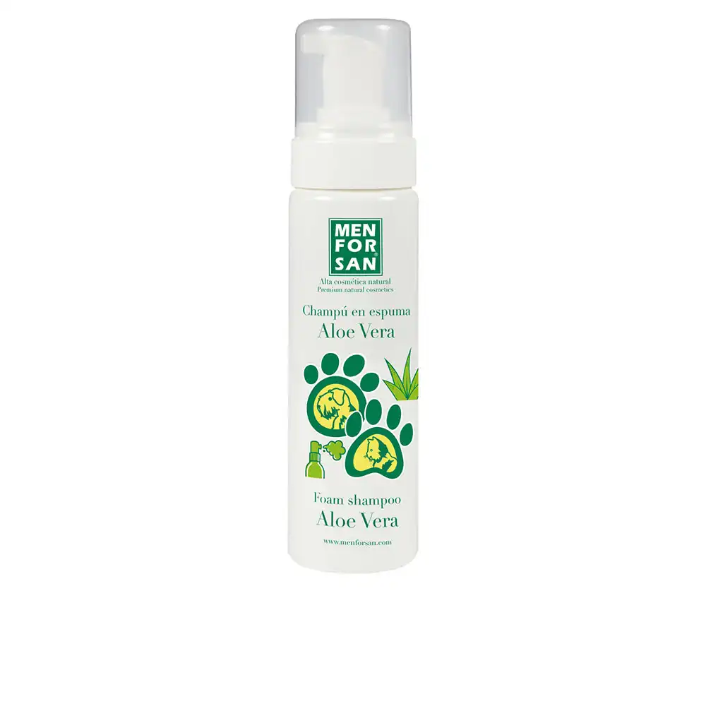 Champú Perros Y Gatos en espuma con aloe vera 200 ml - Men For San - Comparador de precios