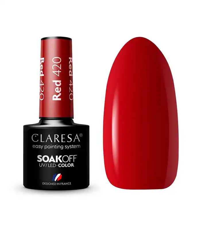 Claresa - Esmalte semipermanente Soak off - 420: Red - Claresa - Comparador de precios