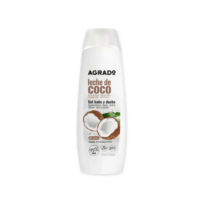Gel de baño y ducha Leche de coco 750 ml - Agrado - Comparador de precios