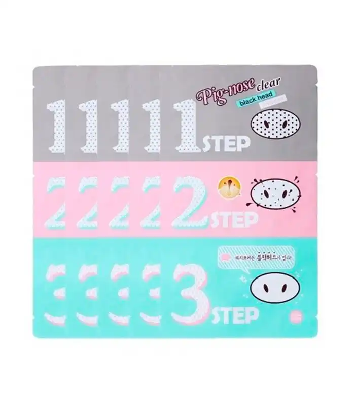 Holika Holika - Kit 5 piezas anti puntos negros en 3 pasos - Pig-nose - Holika Holika - Comparador de precios