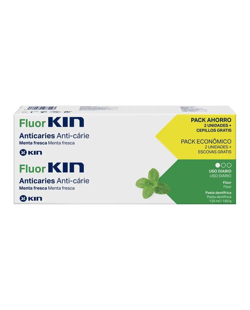 Kin - Pack 2x1 Pasta Anticaries Fluor - Kin - Comparador de precios