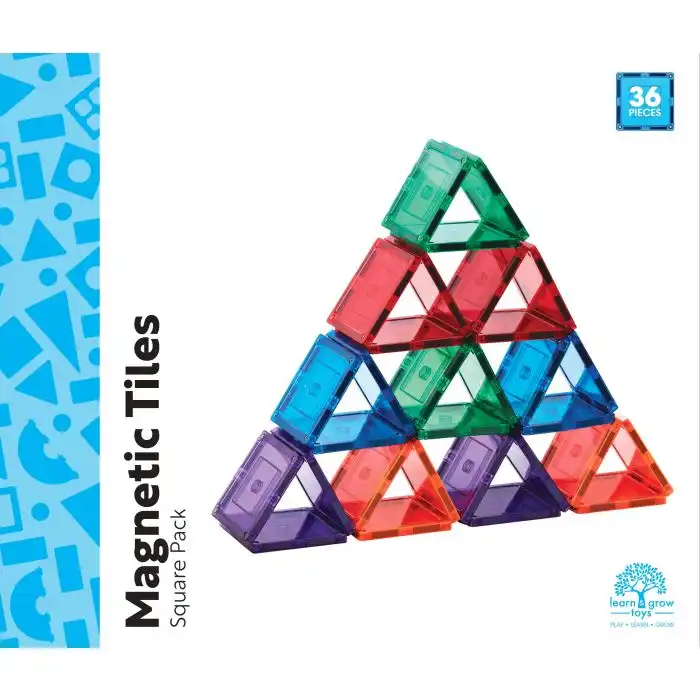 Magnetic Tiles Small Square 36 Piezas - Pequeño Piloto - Comparador de precios