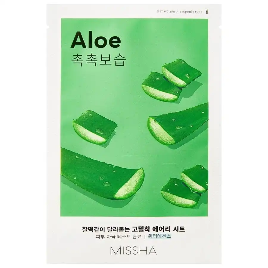 Missha - Airy Fit Aloe Sheet Mask Mascarillas hidratantes 19 g unisex - Missha - Comparador de precios