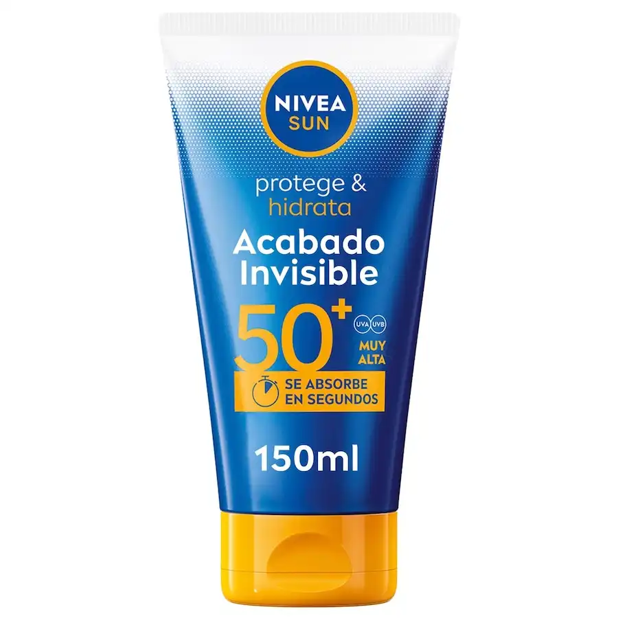 NIVEA - NIVEA SUN PROTEGE & HIDRATA LOCIÓN SOLAR ACABADO INVISIBLE SPF50+ Protección solar 150 ml unisex - Nivea - Comparador de precios