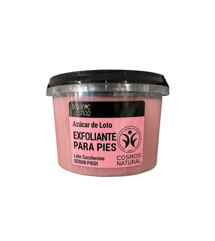 Organic Shop - Exfoliante para pies - Flor de loto orgánica y azúcar - Organic Shop - Comparador de precios