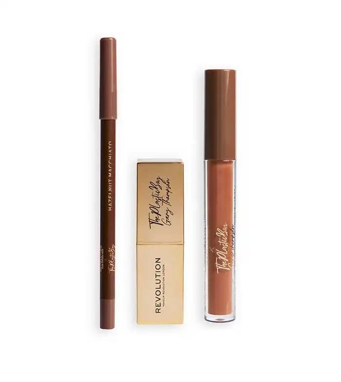 Revolution - *Makeup Revolution x The Plastic Boy* - Kit de labios - Hazelnut Macchiato - Makeup Revolution - Comparador de precios