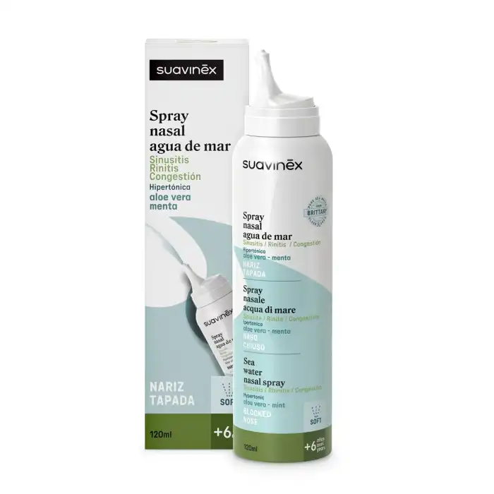 Spray Nasal Hiper Aloe Vera +6Años 120 ml - Suavinex - Comparador de precios