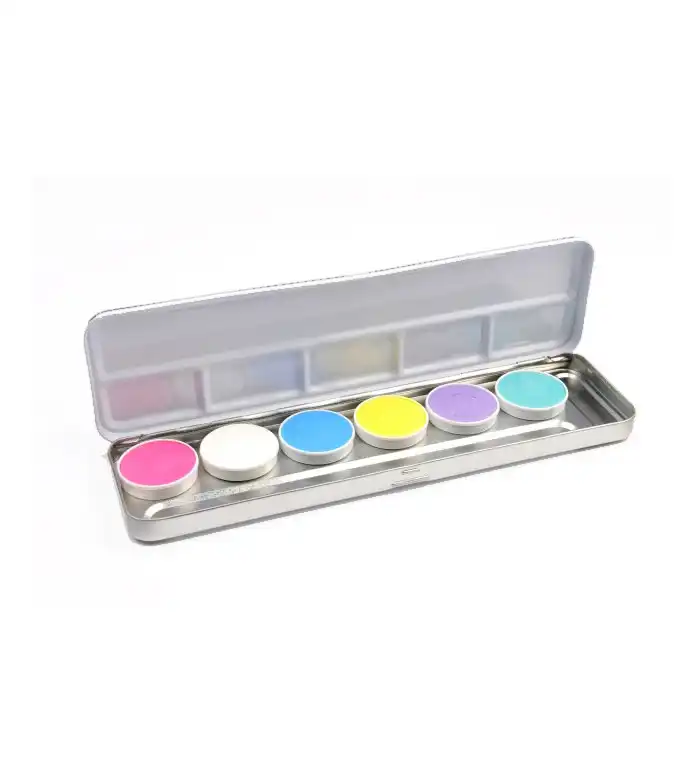 Superstar - Paleta de 6 Aquacolores pasteles para rostro y cuerpo - Superstar - Comparador de precios