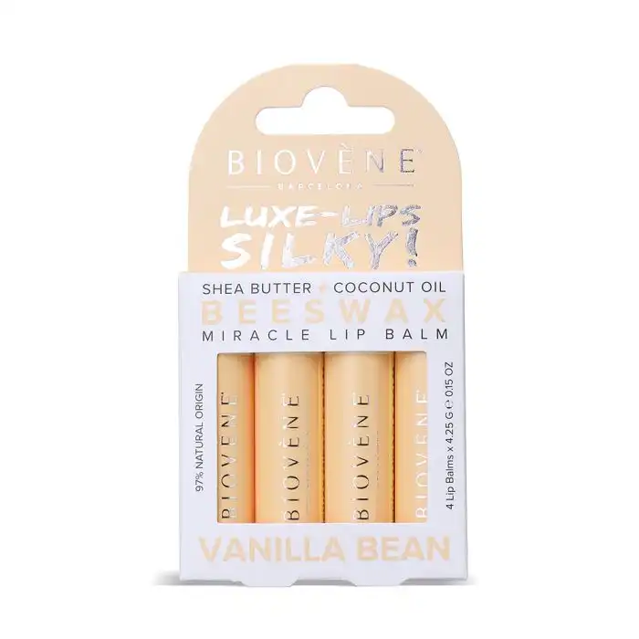 Luxe-Lips Silky! Bálsamo Labial con Cera de Abeja + Vainilla 17 gr - Biovene - Comparador de precios
