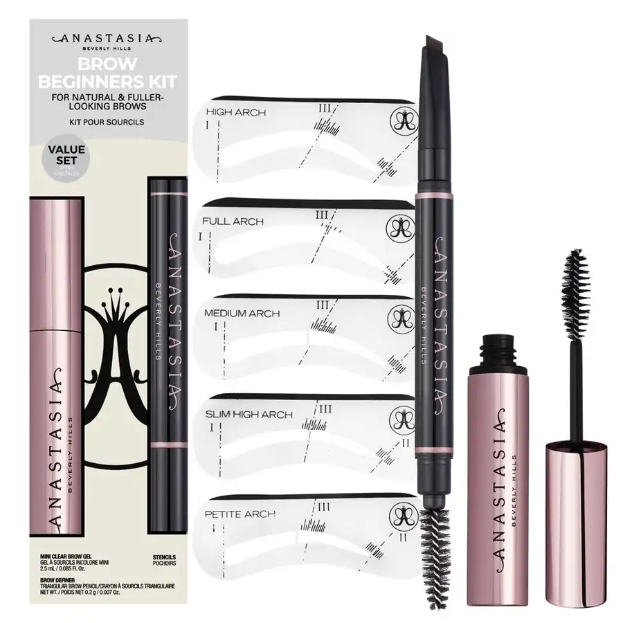 Anastasia Beverly Hills - Brow Beginners Kit Tintes de cejas 1 pieces Dark Brown - Anastasia Beverly Hills - Comparador de precios