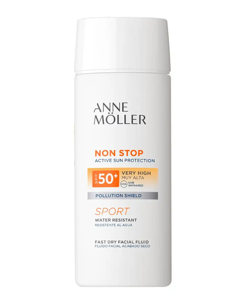 Anne Möller - Protector Solar Fluido Facial Non Stop Fluid Face SPF50+ 75 Ml - Anne Möller - Comparador de precios