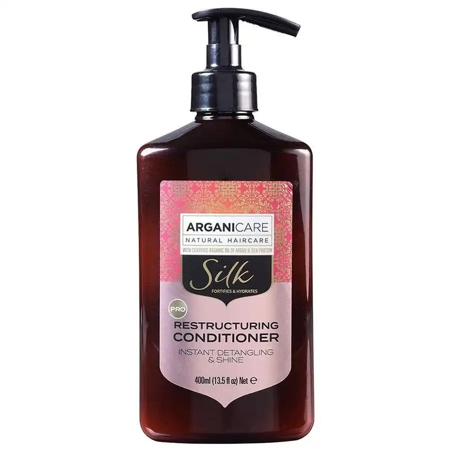 Arganicare - Acondicionador Reestructurante con Proteína de Seda Champús 400 ml unisex - Arganicare - Comparador de precios