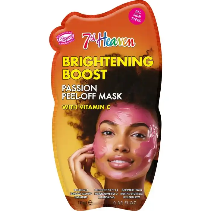 Brightening Boost Mascarilla Facial Peel-Off con Flor de la Pasión y Vitamina C 10 ml - 7th Heaven - Comparador de precios