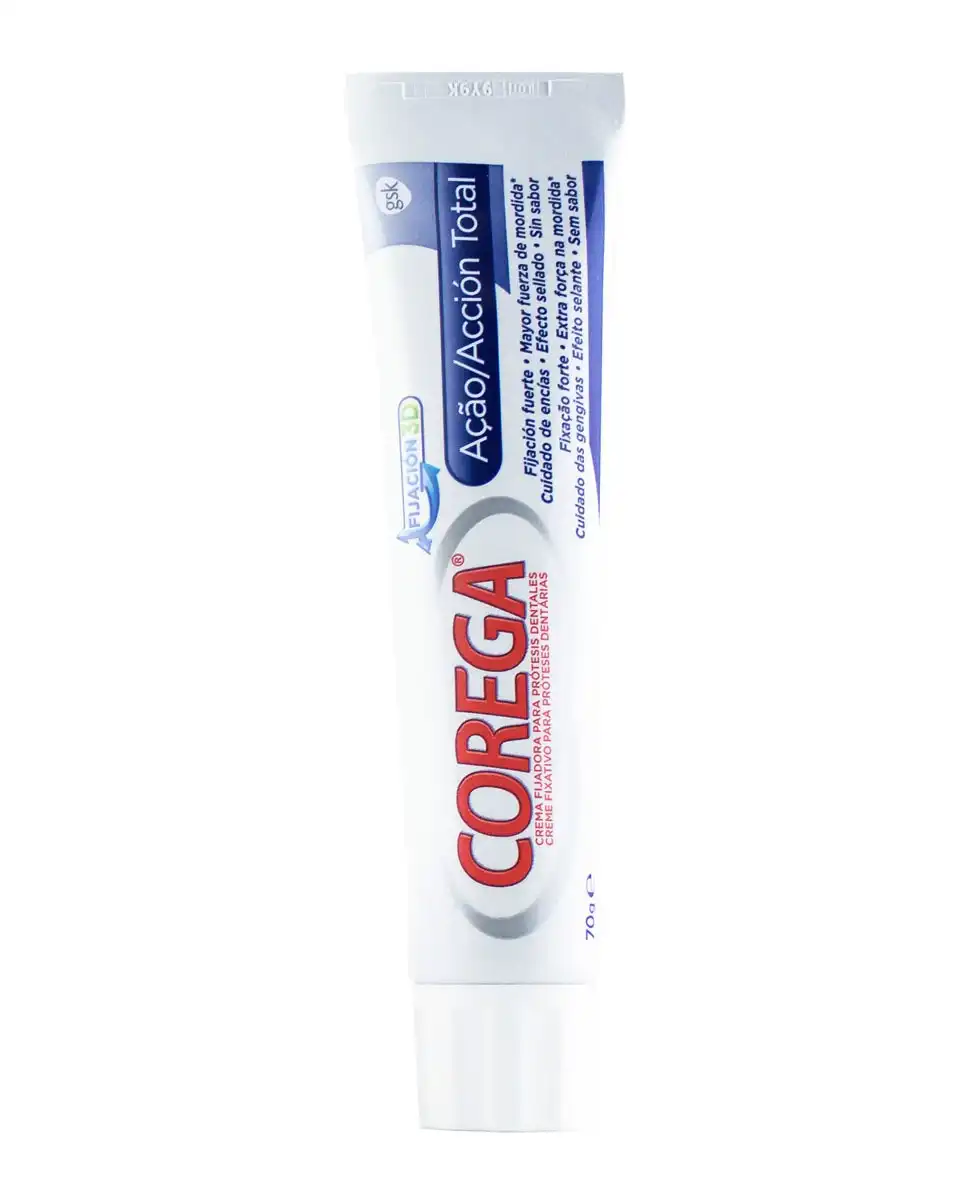 Corega - Crema Fijadora Dentaduras Postizas Acción Total 70 G - Corega - Comparador de precios