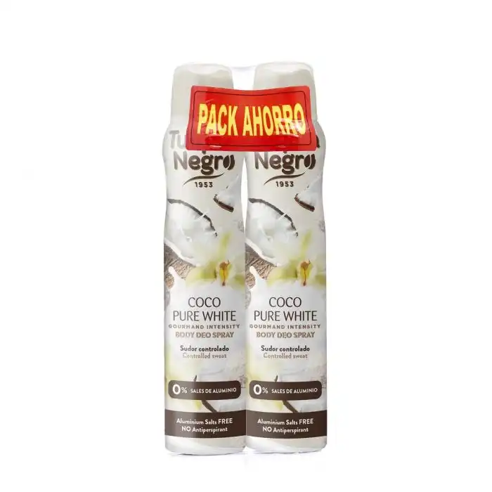 Desodorante en Spray Coco Pure White 400 ml - Tulipan Negro - Comparador de precios