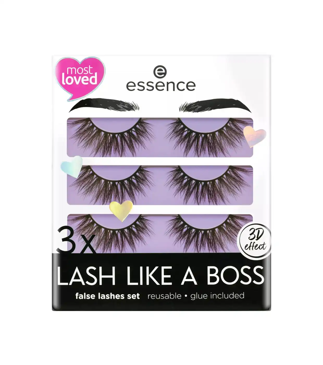 essence - Set de pestañas postizas 3 x Lash Like A Boss - 02: My lashes are Limitless - ESSENCE - Comparador de precios