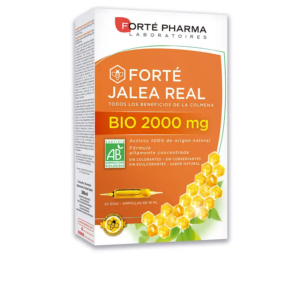 Forté Jalea Real Bio 2000 mg ampollas 20 x 15 ml - Forté Pharma - Comparador de precios