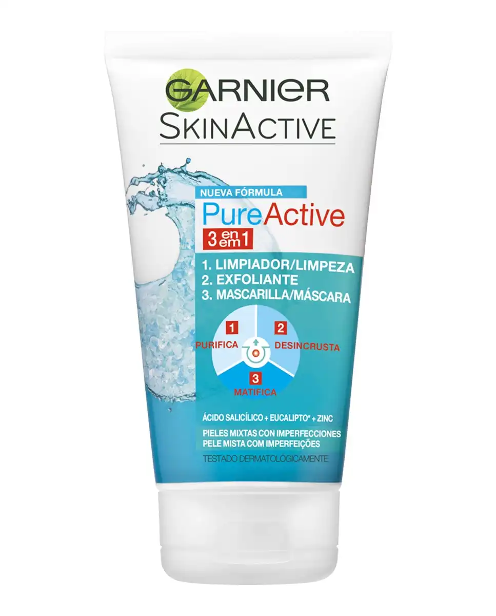 Garnier - Gel Limpiador 3 En 1 Skin Active - Garnier - Comparador de precios