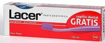Lacer Dentífrico 125 ml + Cepillo Dental - lacer - Comparador de precios